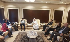 7 November 2017 The National Assembly delegation in visit to the State of Qatar